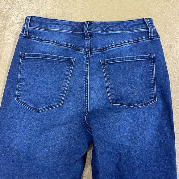 Talbots Curvy Dark Wash Denim Jegging Size 6 - Picture 4 of 10